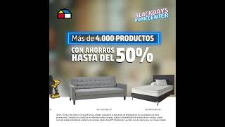 LLegaron los BlackDays Homecenter la mejor temporada para comprar lo que siempre has querido ​ [upl. by Peursem]