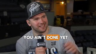 Luka Doncic quotYou aint done yetquot to the Inside the NBA NBA on tnt guys nbaontnt [upl. by Zwick970]