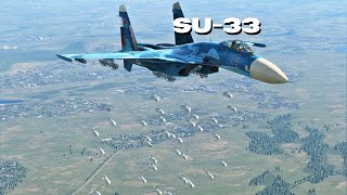 High Altitude Bombing With SU33  DCS World  dcsworld dcs [upl. by Nikaniki]