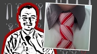 How to Tie the Floating Spiral Necktie Knot [upl. by Garihc]