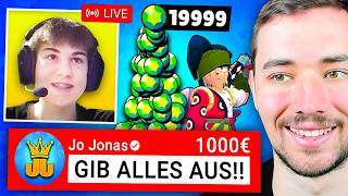 1000€ an Brawl Stars Streamer spenden [upl. by Ahcas785]