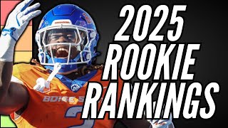 2025 Dynasty Rookie Rankings FIRST LOOK [upl. by Herby]