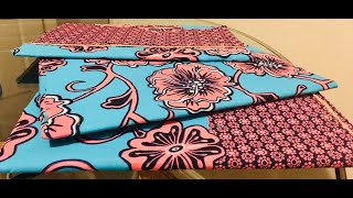 EP26  African Fabric Placemats  DIY [upl. by Ayomat]