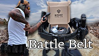 My War Belt SETUP Kore Essentials Battle Belt [upl. by Osrock]