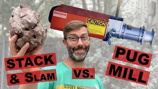 Recycling Clay Pugmill vs Stack and Slam Wedging [upl. by Sprague]