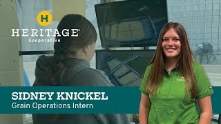 2023 Heritage Cooperative Interns  Sidney Knickel Grain Operations Intern [upl. by Fransen]