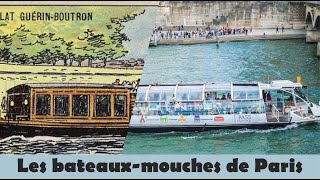 Les bateauxmouches de Paris en français avec soustitres français et anglais FLE – culture 6 [upl. by Atteynad]