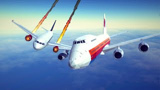 Midair Collisions and Emergency Landings 2  Besiege [upl. by Aisyla]