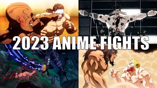 Top 10 Anime Fights of 2023 Vol2 [upl. by Redep]