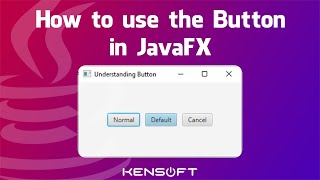 Button JavaFX Tutorial  100 Perfect For Beginners [upl. by Hooge]