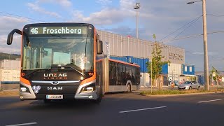 Neue Endhaltestelle OBuslinie 46 Hafenportal [upl. by Sgninnej449]