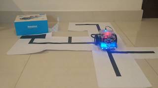 Makeblock mBot maze solver using 3 line sensors [upl. by Annua]