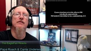 EagleFan Reacts to Leave a Light On by Papa Roach amp Carrie Underwood  A Very Important Topic [upl. by Aira]