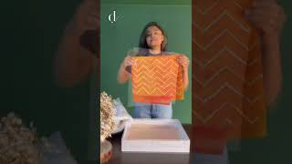 Unboxing ✨Designer unstitched lehenga set 💖Get wedding perfect lehenga sets from Doeraa [upl. by Derian]