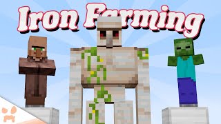 IRON FARMING Everything To Know  Minecrafts Best Farm 1 [upl. by Spragens]