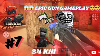 🥶😱Epic Gun Gameplay  Kuboom 3D  Best sniper Shootout😎 kuboom gameplay [upl. by Rentschler842]