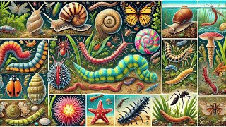 Top 50 invertebrates  50 Incredible Invertebrates [upl. by Clarabelle876]