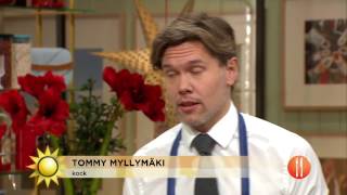 Tommy Myllymäkis vinnarmeny för nyår  3 rätter  Nyhetsmorgon TV4 [upl. by Siul816]