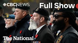 CBC News The National  Honouring Canadian veterans [upl. by Jamel]