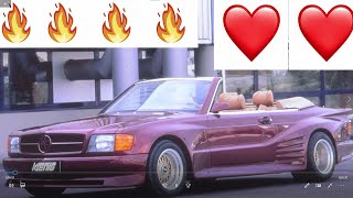 MERCEDES W126 CABRIO SEC 560 AMG KOENIG LOISENR ABC BRABUS [upl. by Naujtna]