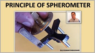 PRINCIPLE OF SPHEROMETER WITH DETAILED EXPLANATION [upl. by Allerim]