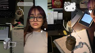 STUDY VLOG 🍵  finals week studying engulfing coffees  cramming macroeconomics productive [upl. by Oruasi704]