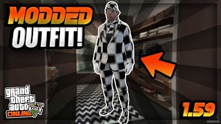 SOLO HOW TO GET FULL CHECKERBOARD OUTFIT IN GTA 5 ONLINE  CHECKERBOARD OUTFIT GLITCH 163 [upl. by Skipp]