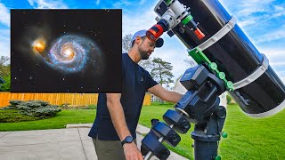 Using a REFLECTOR TELESCOPE for Galaxy Photography [upl. by Elbon]