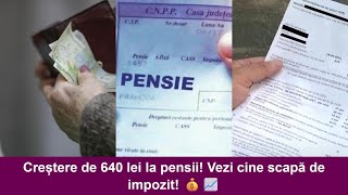 Noua lege a pensiilor 2024 creșteri semnificative pensionari pensie [upl. by Ahtis263]