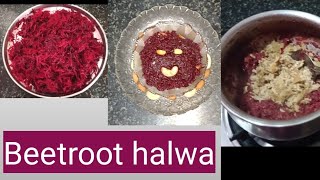 Beetroot halwa with jaggery  healthy beetroot halwa recipe [upl. by Nageet155]