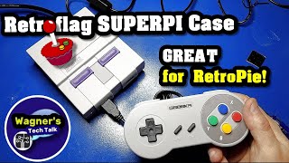 RetroFlag Super Pi CASE Deluxe RetroPieRaspberry Pi Case Safe Shutdown SNES Lookalike [upl. by Ardussi]