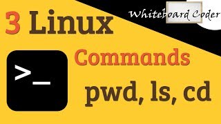 3 linux commands pwd ls cd [upl. by Dionysus]