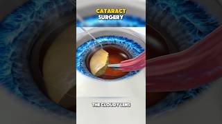 Cataract Surgery 3D Animation cataract cataractdisease cataracttreatment cataractsurgery eye [upl. by Rehpotsirh]