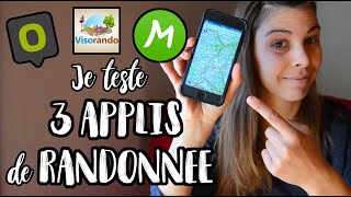 Randonnée  je teste 3 applications [upl. by Tongue]