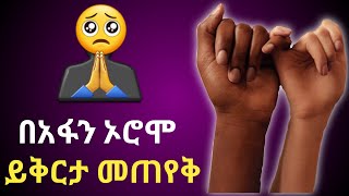 Learn Afan oromo አፋን ኦሮሞን በአማርኛይቅርታ መጠየቅ Dhiifama gaafachuu – saying sorrylearn learnwithfira [upl. by Niarbo170]