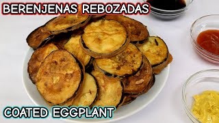 Berenjenas Rebozadas  Batter Eggplant  Eng Sub Recipe  85 [upl. by Buchalter]