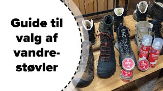 Guide til valg af Vandrestøvler [upl. by Gabbert338]