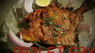 Paplet Fry recipe in Marathi  poornimas recipe marathi recipe [upl. by Amehr663]