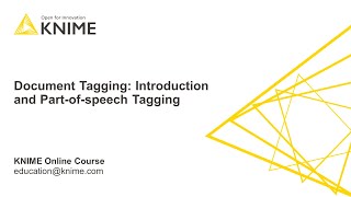 Document Tagging Introduction and Partofspeech Tagging [upl. by Vivien]