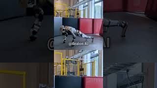 Boston Dynamics latest Atlas robot is capable of performing pushups [upl. by Llerrud]