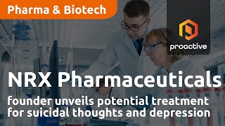 NRX Pharmaceuticals founder unveils potential treatment for suicidal thoughts and depression [upl. by Doowyah]