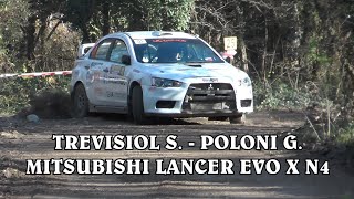 PREALPI MASTER SHOW 2023  TREVISIOL STEFANO  POLONI GIACOMO  MITSUBISHI LANCER EVO X N4 [upl. by Grover]