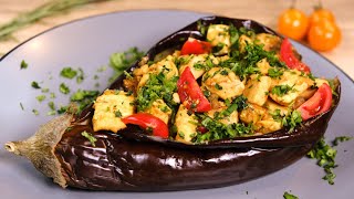 Eggplant stuffed with meat made like a boat Surprise your guests [upl. by Rodolph833]