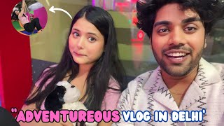 Adventureous Vlog in Delhi With MrNikhill  Vlog  3  Omegle To REAL LIFE  DesiGirl On Omegle [upl. by Kylila]