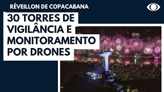 Segurança reforçada no Réveillon de Copacabana [upl. by Aidualc]