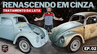 FUSCA 1986 que acabou de SAIR da CABINE DE PINTURA 😱 Resnasceu Ep02 [upl. by Ystap]