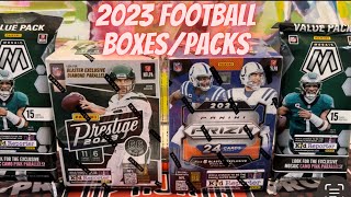 Prizmatic  HOF Parallel amp More 🏈 2023 Panini Prizm Football Prestige Football and Mosaic 👍 [upl. by Rehpotsirhcnhoj]