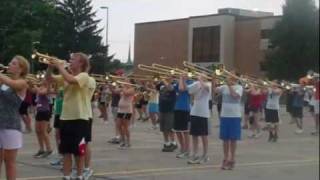 Beavercreek High School Marching Band and Color Guard  2011 PreCamp parent show MUSE [upl. by Enuahs]