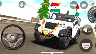 Dollars Song With Thar Driving Game Play Video Indian Car Simulator 3D Wala  Modified Model 4X4🤍 [upl. by Murrell615]