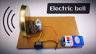 How to make Electric Bell at home  Diy electric bell [upl. by Melinde991]